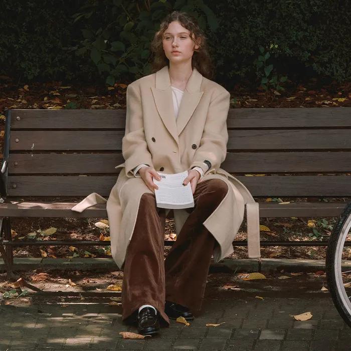 FINE WOOL HANDEMADE COAT [BUTTER] / 2COLOR