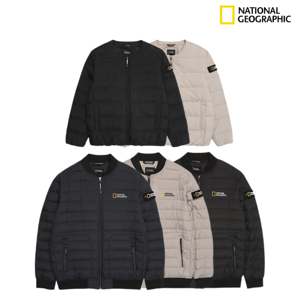 내셔널지오그래픽 경량 다운 블루종 점퍼 헤론 파나로카 패딩