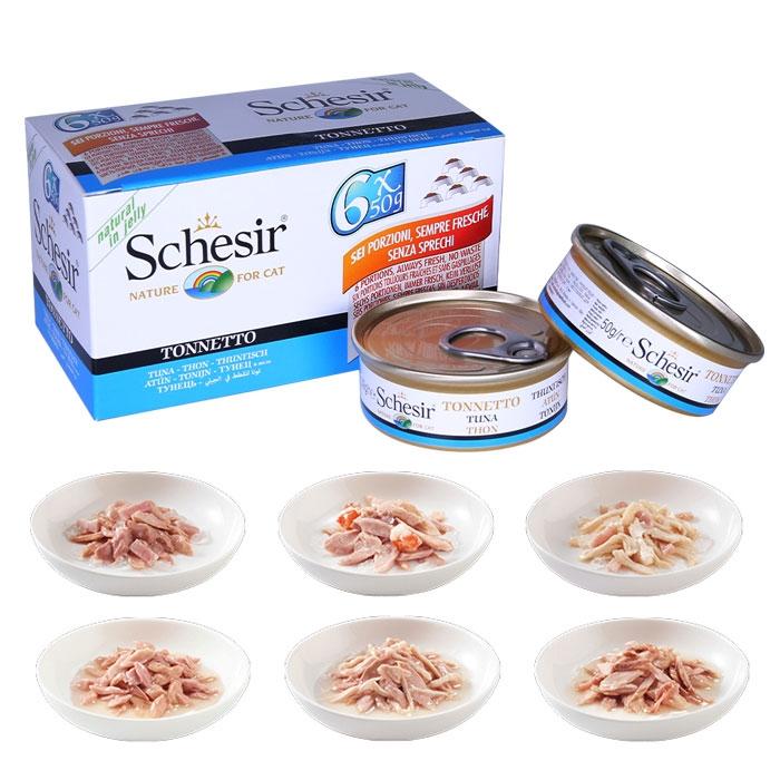 [티몬] [당일발송] 쉐지애 스케지어 내추럴 50g x 6 번들팩 고양이습식캔