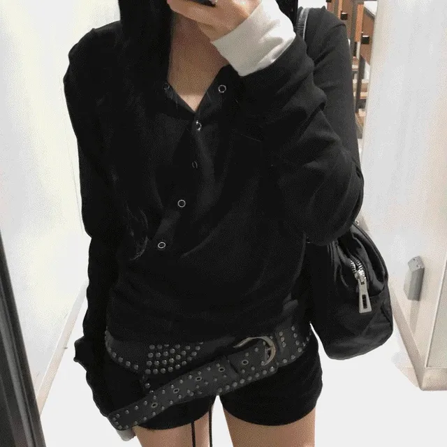 Snap hoodie