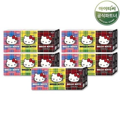 홈스웰 헬로키티 휴대용 포켓티슈, 10매입, 30개 - 여행용/포켓티슈 | 쿠팡