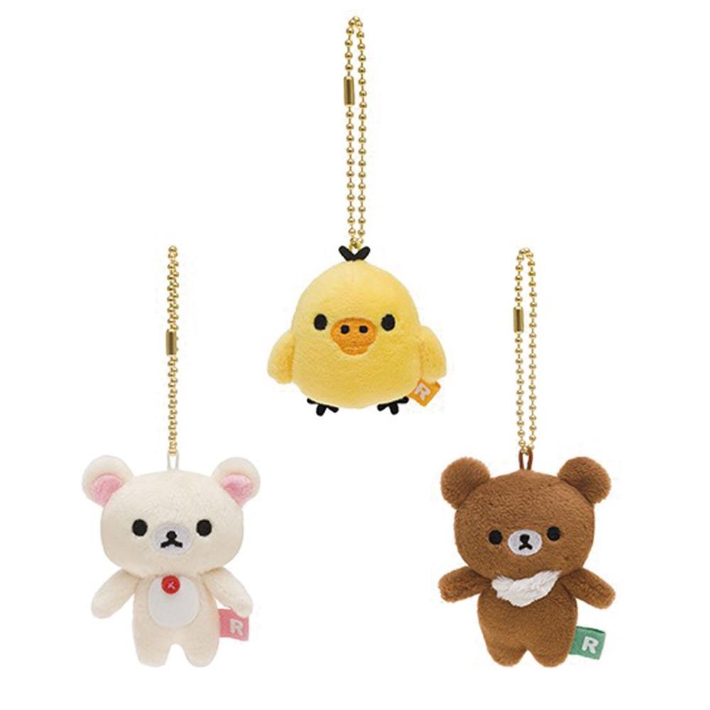 리락쿠마 미니 액정클리너 스트랩 코리락쿠마 키이로이토리 차이로이코구마 산엑스