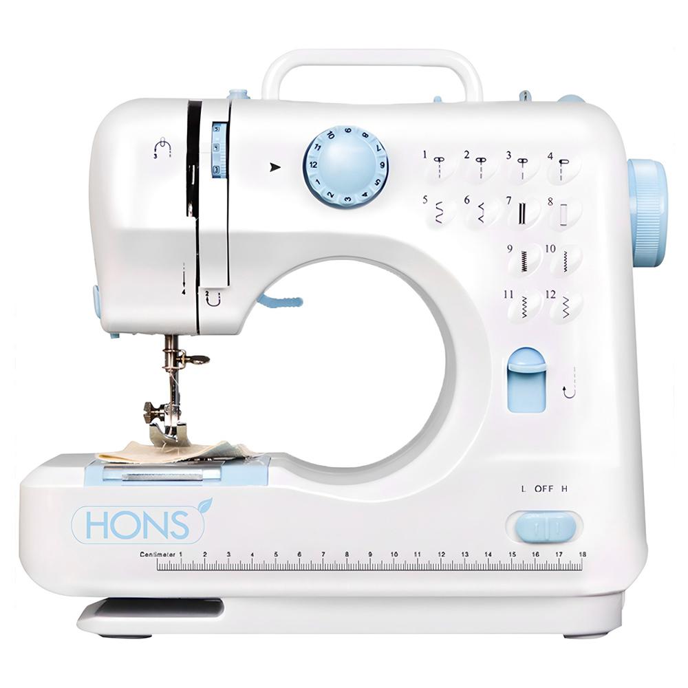 혼스 한땀한땀 프로 미니재봉틀, HSSM-1201B..., 블루