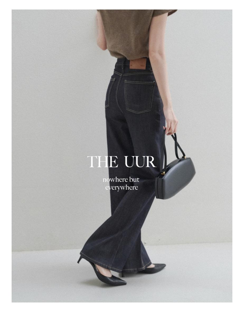 [10일소요] [non-fade] uur waver straight denim [raw]