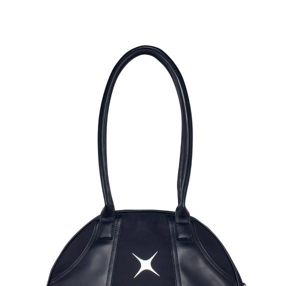 Cross Star Leather Satchel Bag