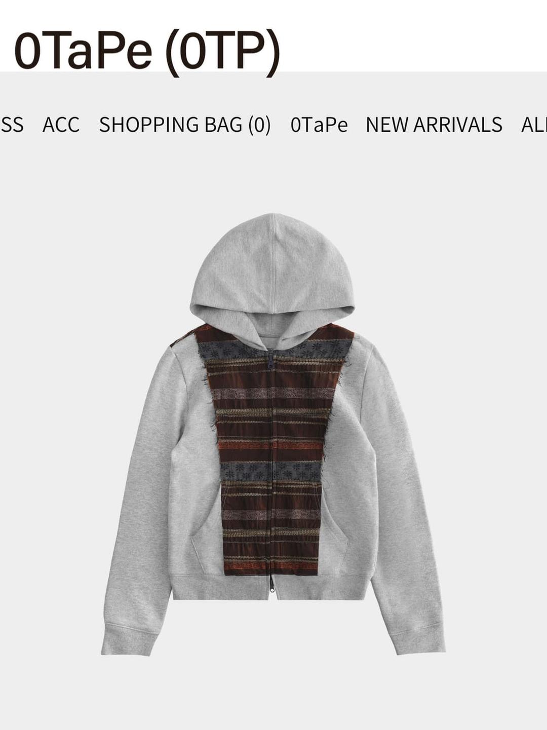 0tape 새상품 리버서블 후드집업 | 후루츠패밀리