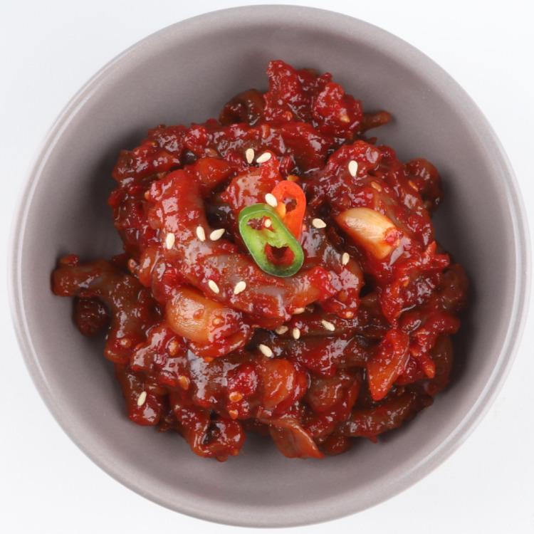 국내제조 낙지젓 500g 저염식