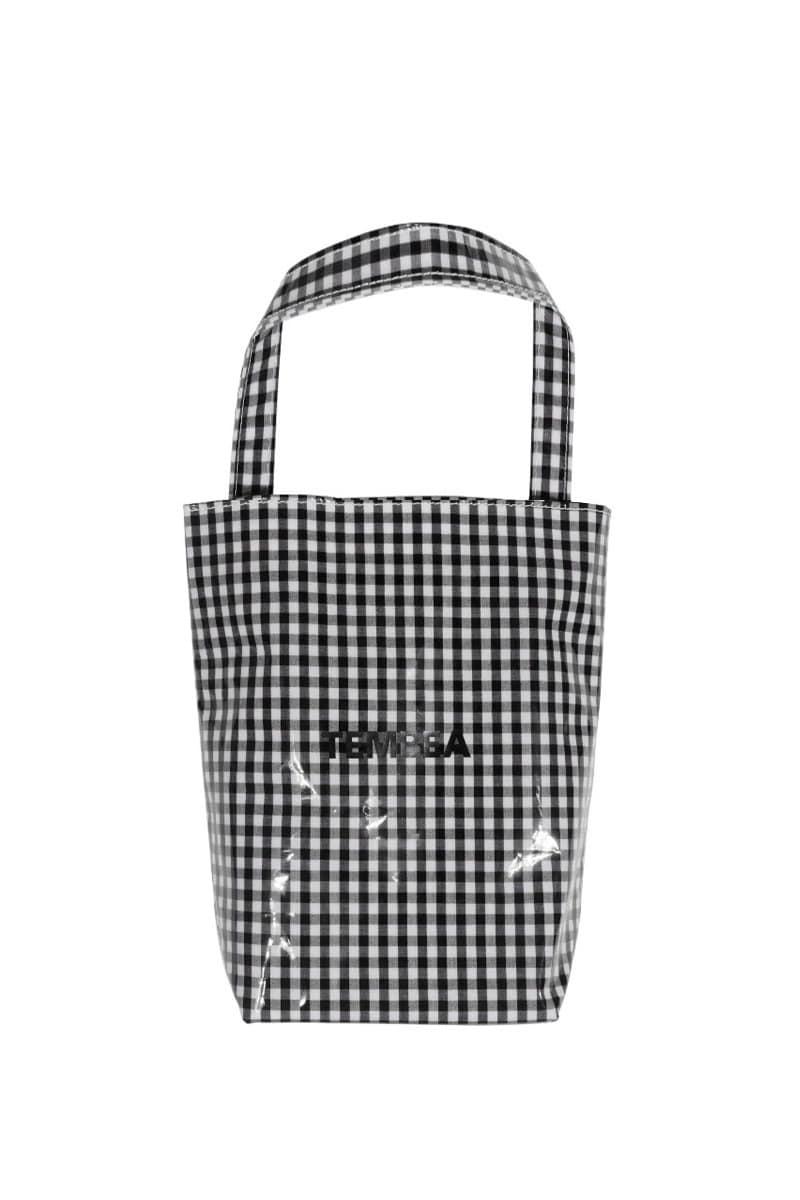 PAPER BAGUETTE TOTE BAG - GINGHAM