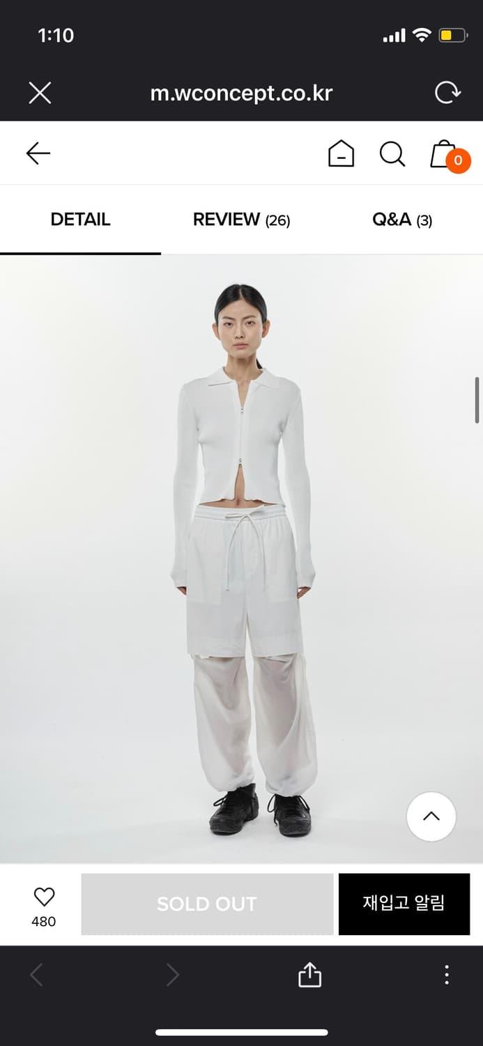 RIB TWO WAY ZIP-UP CARDIGAN | 후루츠패밀리