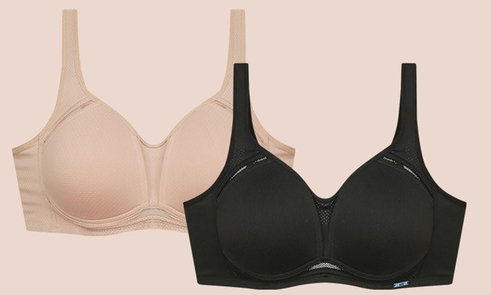 솔브 노와이어 90둘레 빅사이즈 스포츠브라 가슴성형후 보정브래지어 G컵 F컵 C컵 D컵 E 새가슴 쳐진가슴