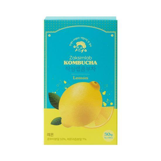작심랩 콤부차 레몬맛 10포