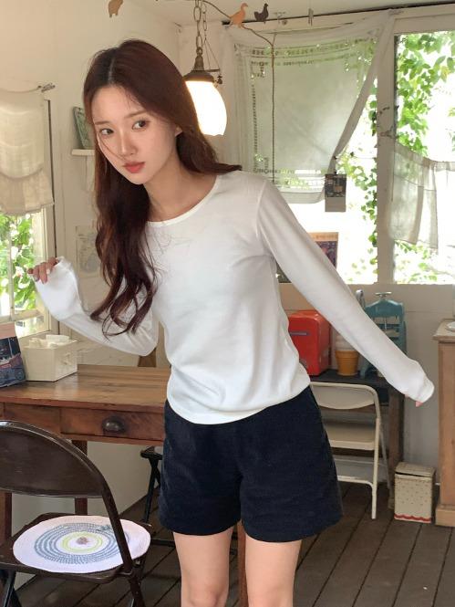 [제작] 목 늘어남 없는 치즈티 긴팔 버전