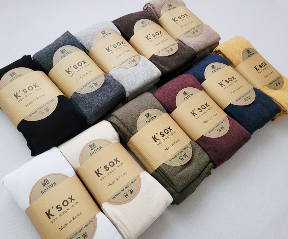 Ksox 국산 여성 무지 유발 면타이즈 스타킹 팬티스타킹 케이싹 케이삭