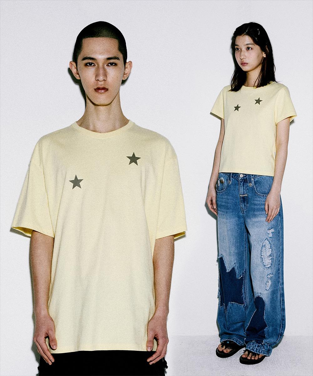 [C사이즈 7/11 예약배송] STAR TEE YELLOW