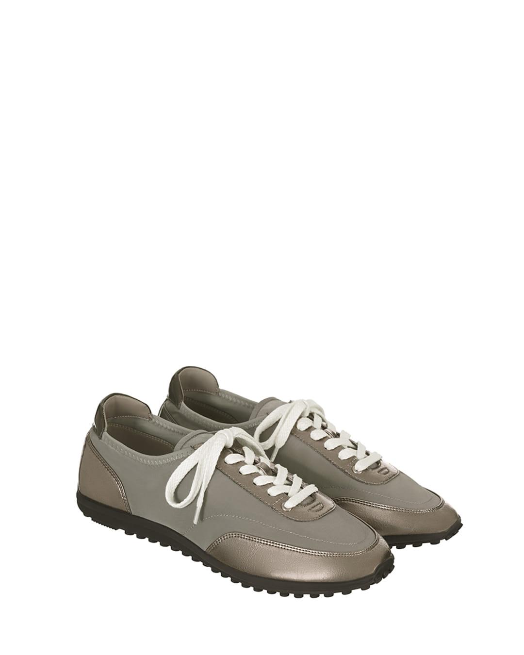 Sophie Flat Sneakers · 소피 플랫 스니커즈 / 메탈릭 그레이