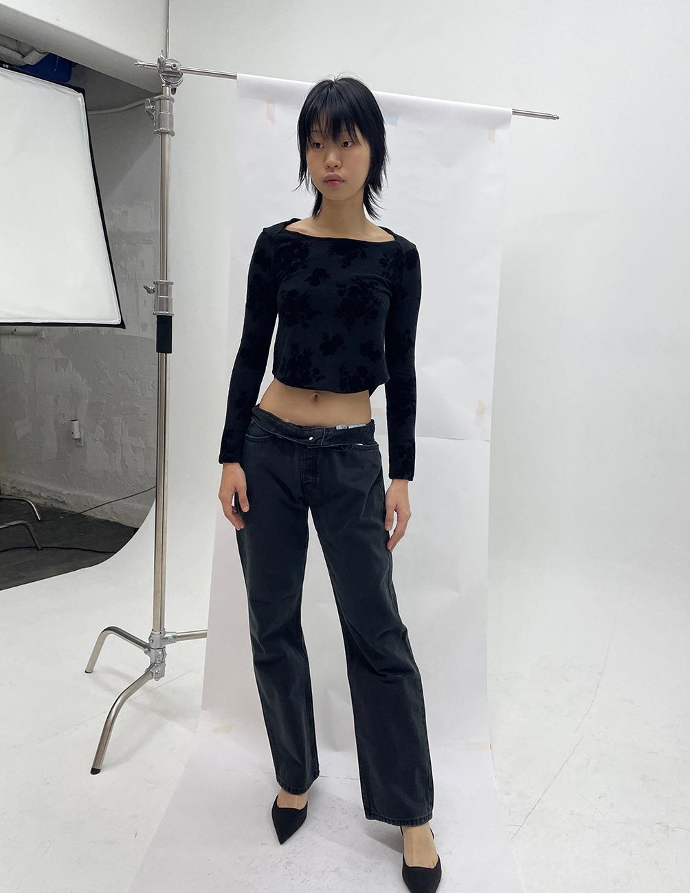 basic - Flower menace - Black