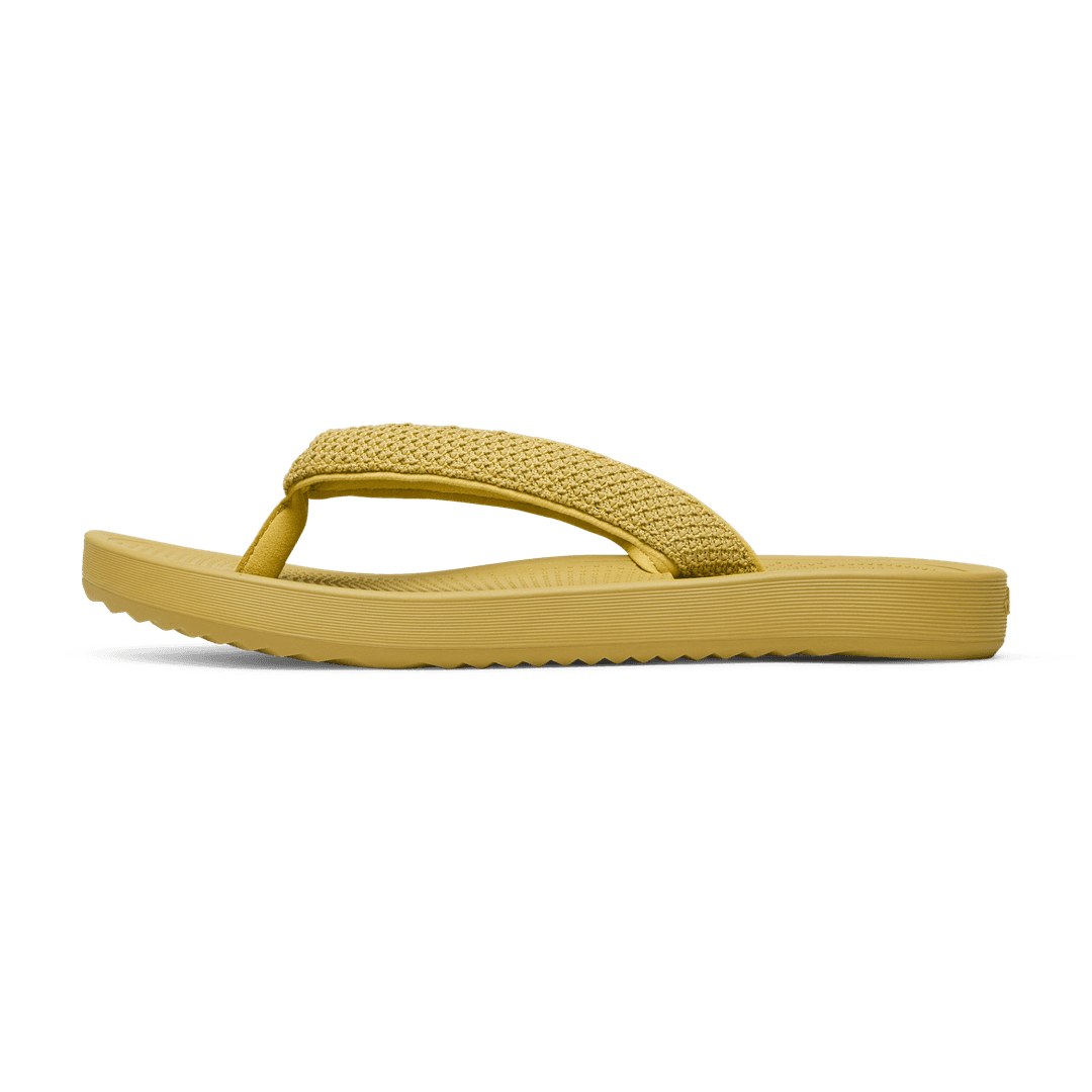 여성 플립 플랍 - 미드 옐로우 – 올버즈 | Allbirds