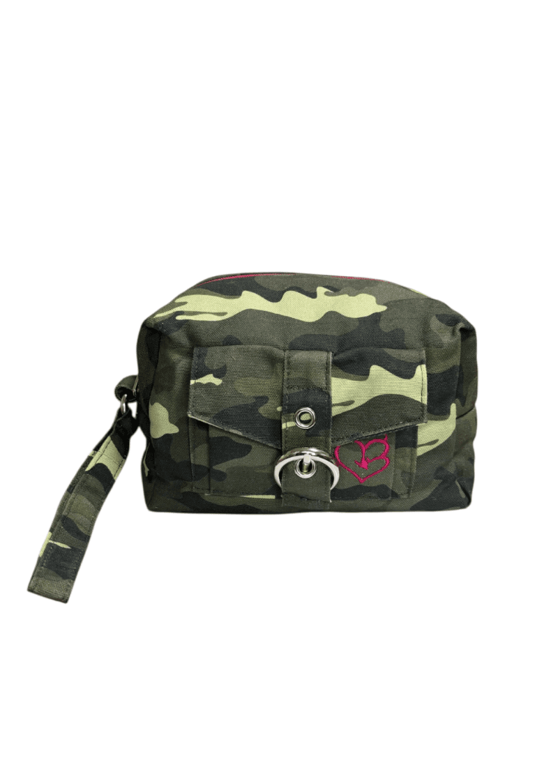Pink camo pocket pouch(dark)