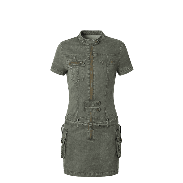 Vintage denim one-piece