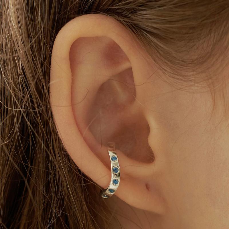 stone set earcuff
