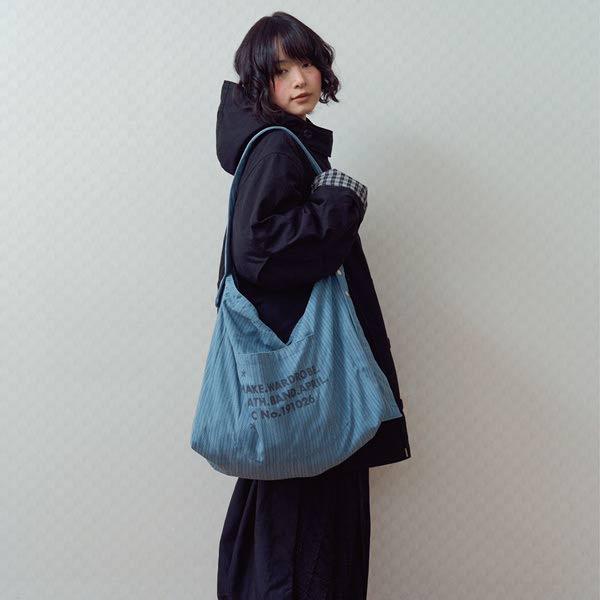 [1/14이후 순차출고][Oafish]STRIPE SNAP MULTI-WAY BAG BLUE 25FWAC001BLOS