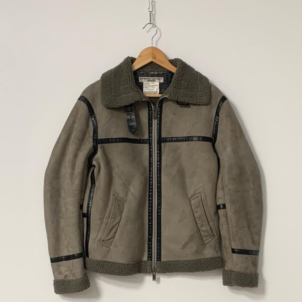 [중고] KATHARINE HAMNETT 무스탕자켓 | M