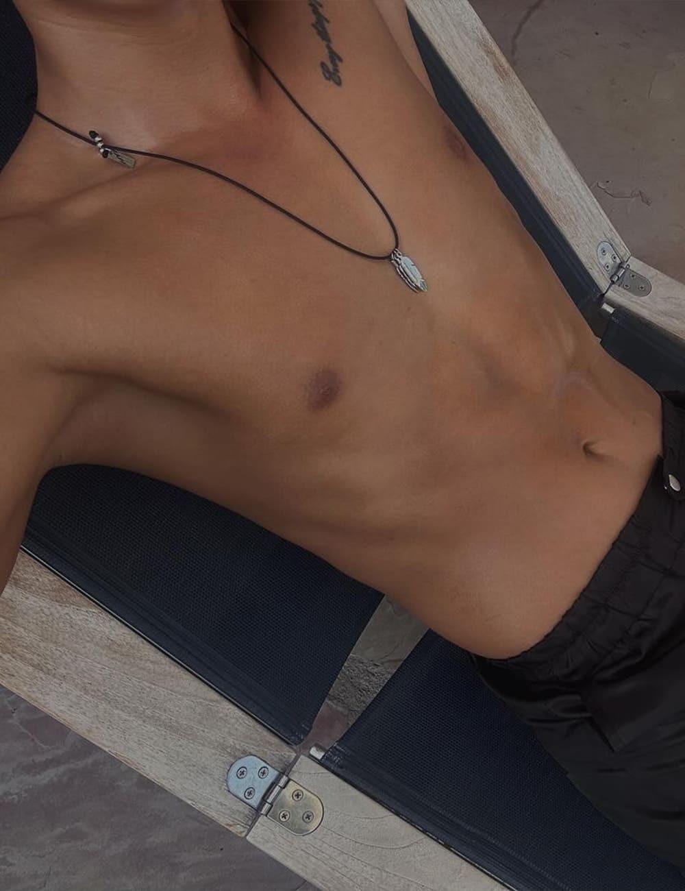 원 트리플윙 목걸이(1color)