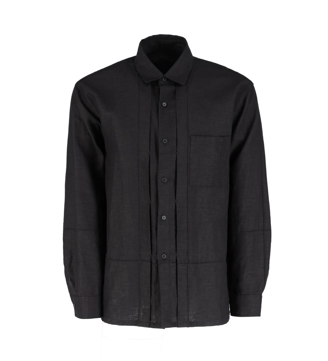 Scar-Stitch Folded Shirt