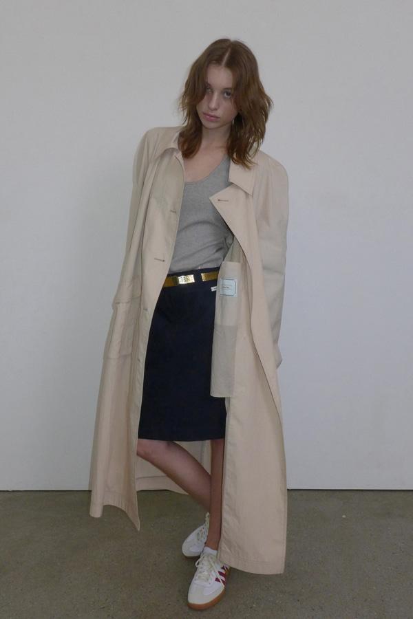 [3/20 예약배송] SIGNATURE OVERSIZED TRENCH COAT_CREAM BEIGE