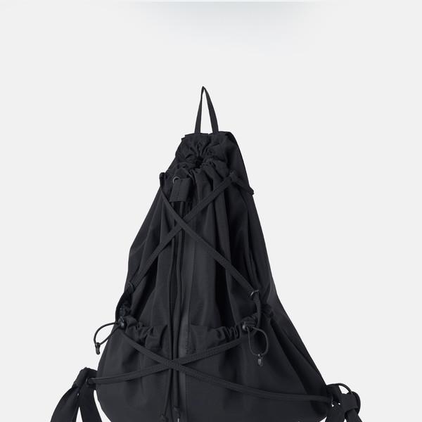 3L multi pocket string bag (Black)