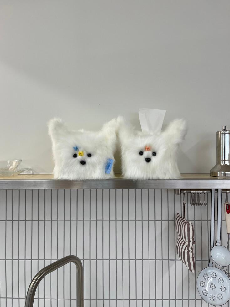Shy PeePee Tissue Case (White)
