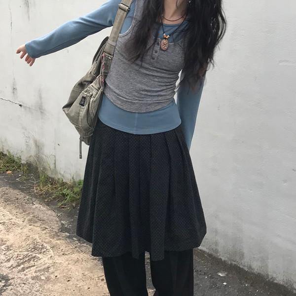 호버 레이어드 티셔츠 ( hobber layered t-shirts )