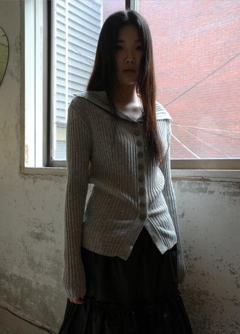 shawl collar cashmere top (4c)