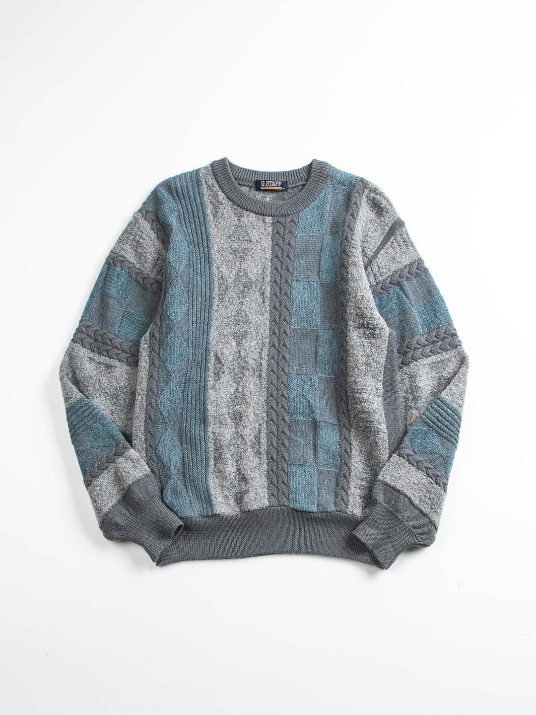 Pattern Cable Sweater O1482