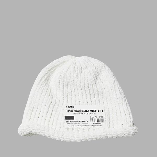 THE MUSEUM VISITOR TICKET BEANIE (WHITE)
