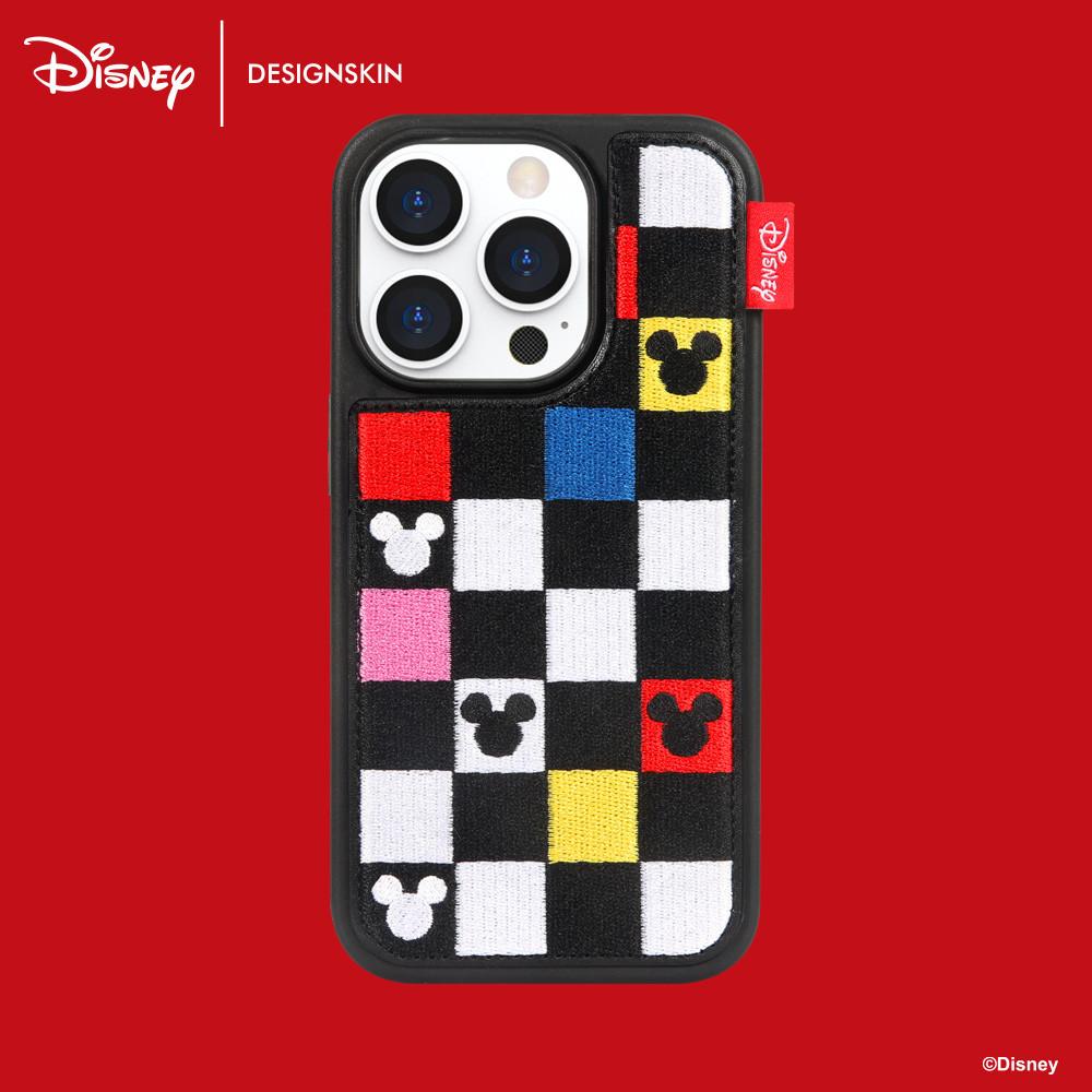 [디즈니] 아이폰15_프로_프로맥스 히든포켓 풀자수 케이스-미키패밀리