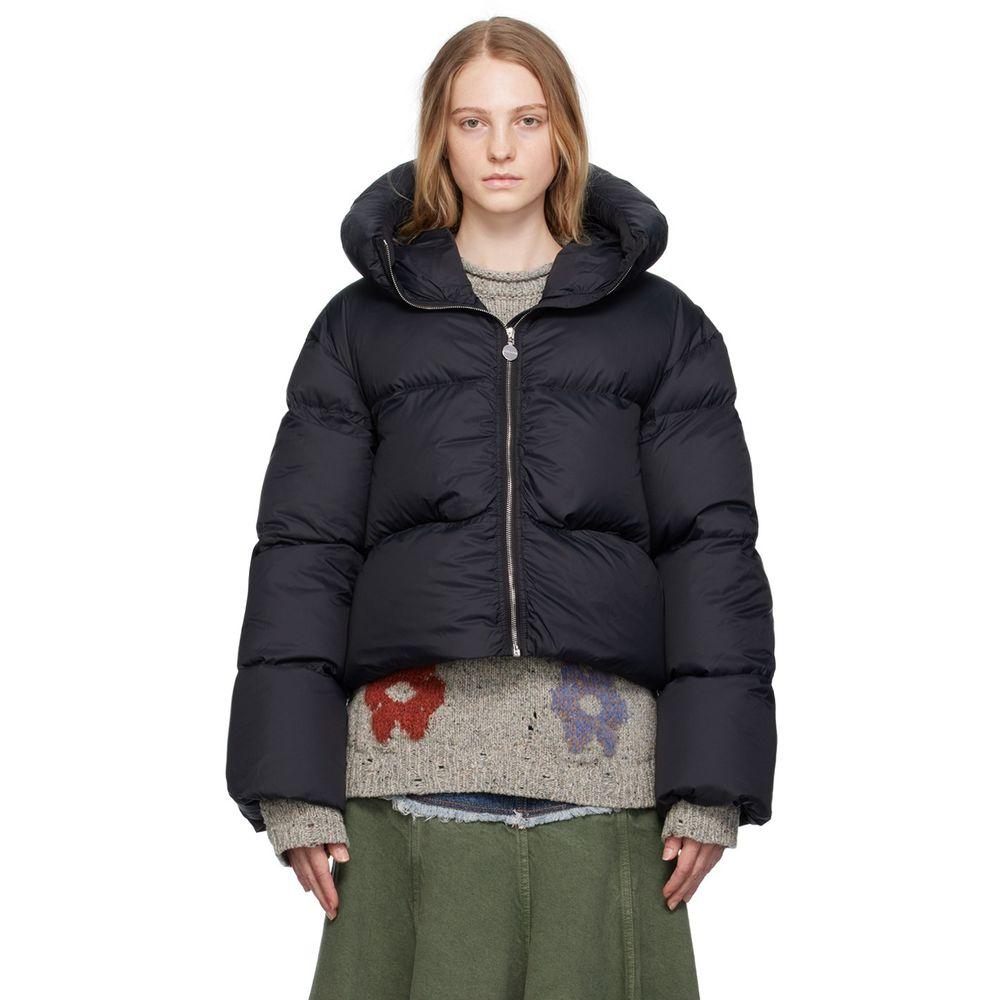 옌키옌키 여성 블랙 케니 다운 재킷 패딩 232984F061005
