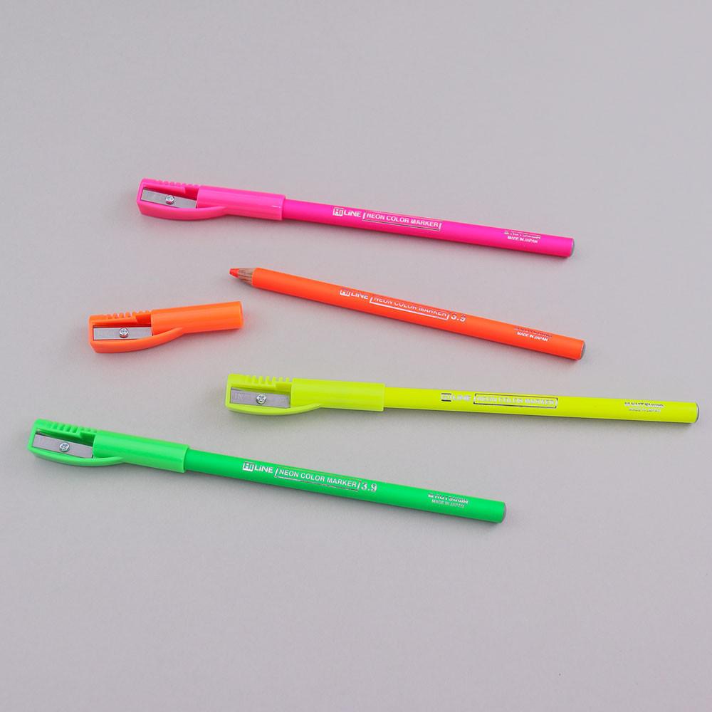 쿠츠와 형광색연필 연필깎이 Kutsuwa HiLine Highlighter Pencil Sharpener