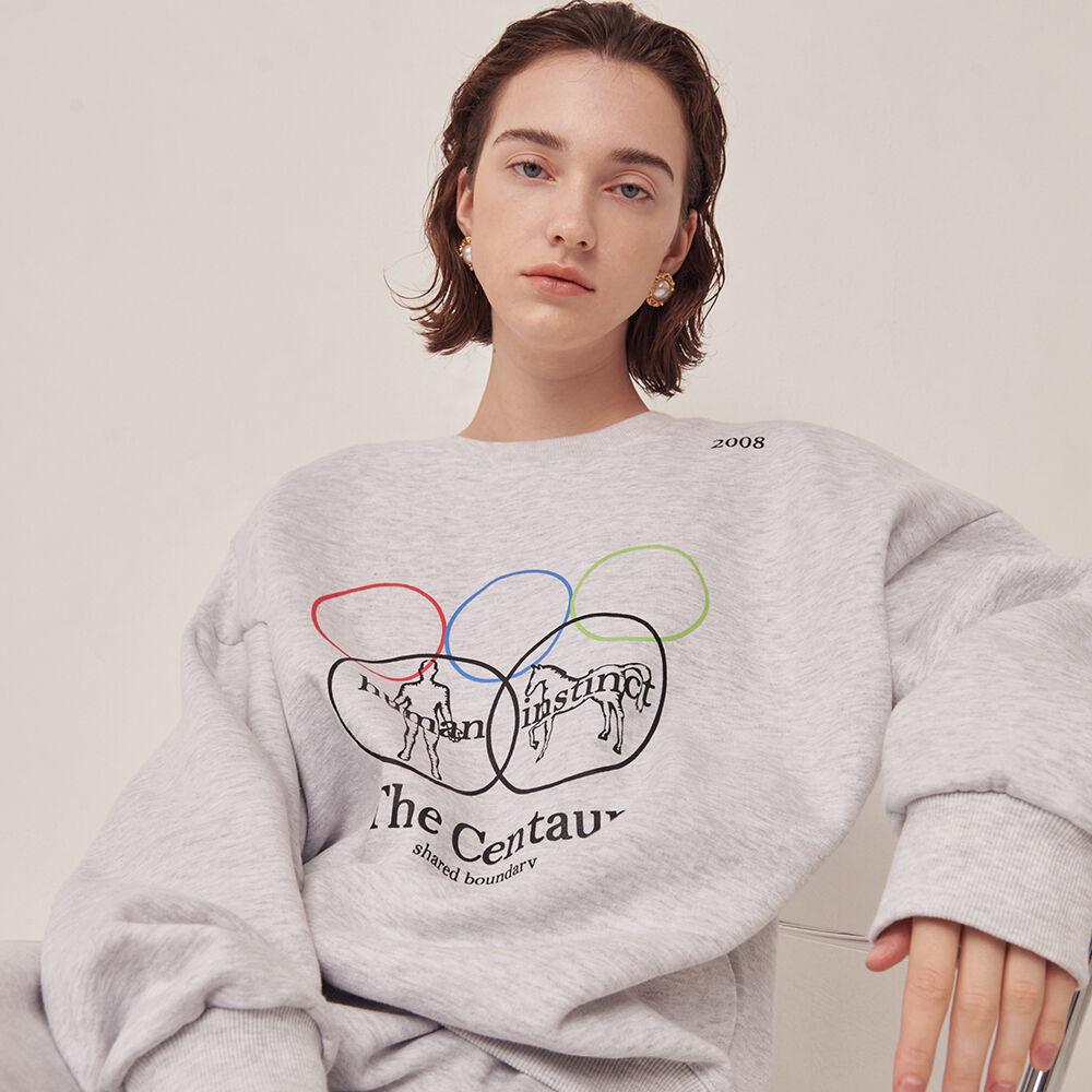 [TC21AWTOP04GR] CENTAUR H.I SWEAT SHIRT [GREY]