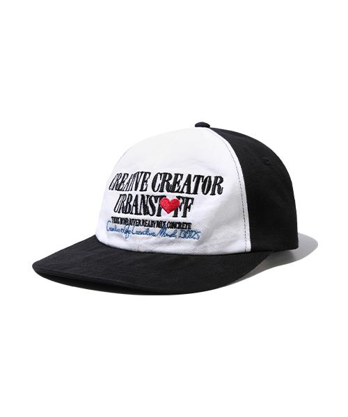 크리에이티브 로고 캡 (블랙)