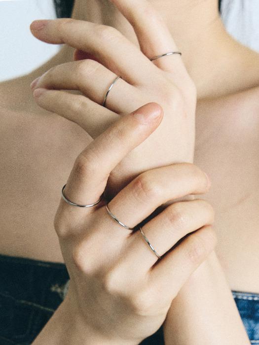[5SET] WIL402 Daily a Five-piece Ring