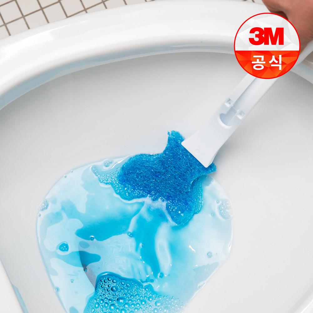 3M 스카치브라이트 크린스틱 리필 30개 화장실 변기청소 세정제 클리너 변기솔 욕실청소