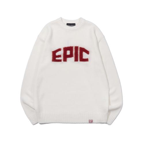 엑스트라오디너리(EXTRAORDINARY)  EPIC JACQUARD SWEATER  IVORY - 사이즈 & 후기 | 무신사