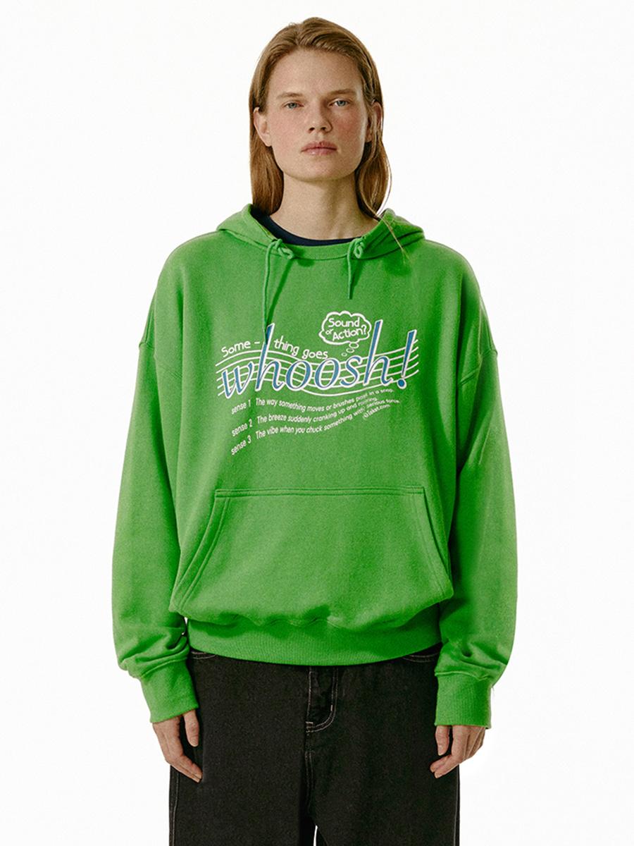 Whoosh After Hoodie Green