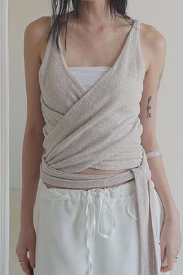 zero wrap sleeveless (3color)