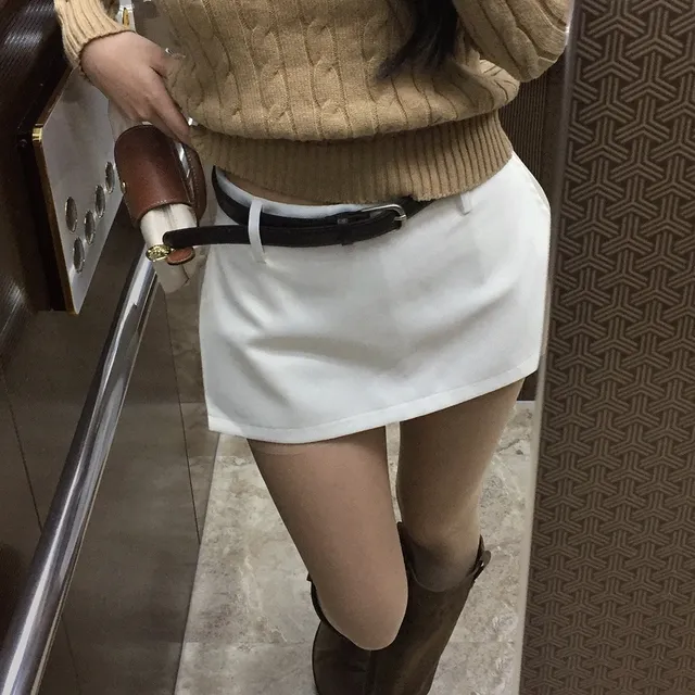 [문의대란/바지안감] 누가봐도 치마바지 스커트 - sk