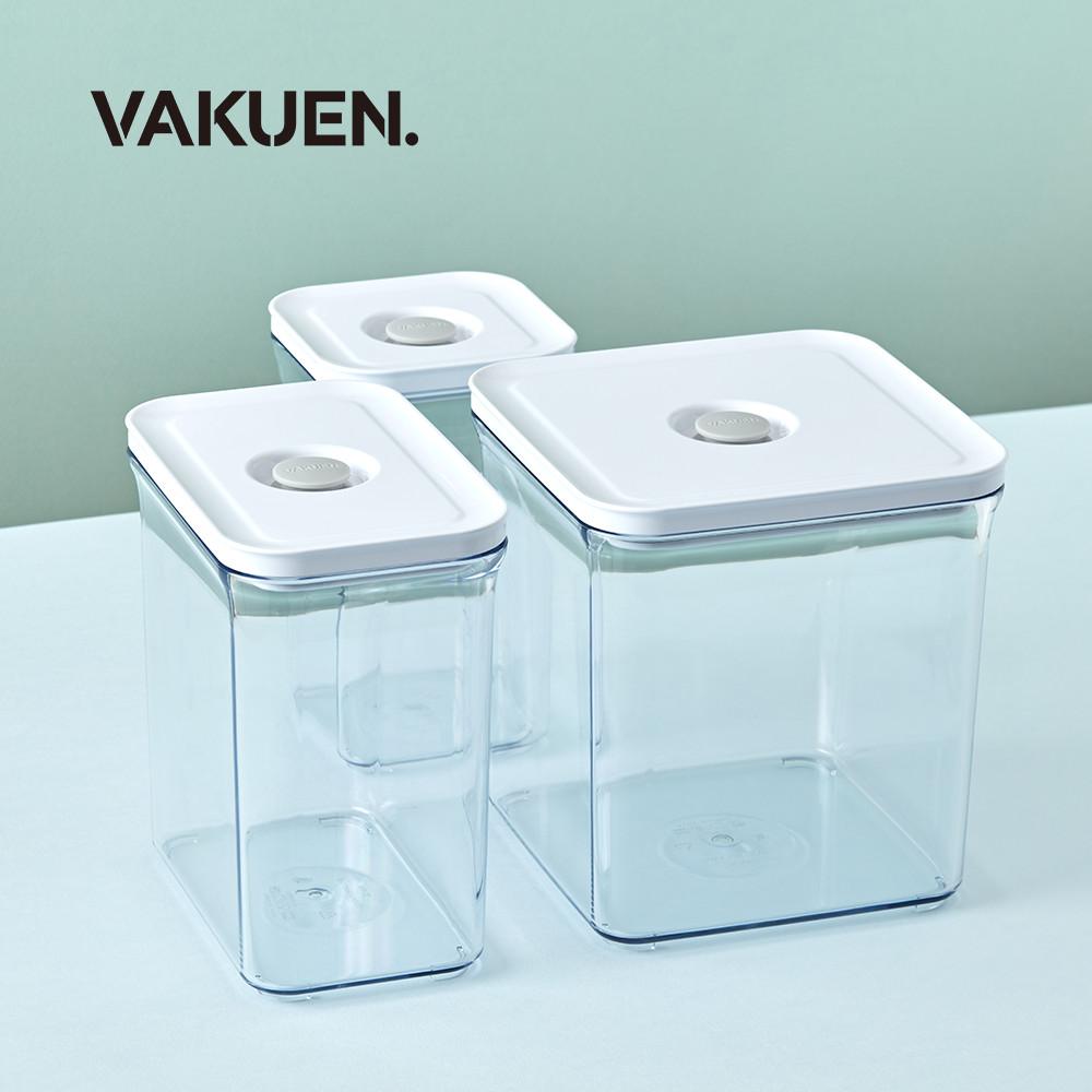 [VAKUEN maha] 바퀜 마하 하이 3종 세트 / 기기형 진공 밀폐 용기