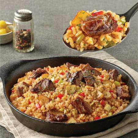 이런 상품 어때요? 갈릭 스테이크 볶음밥 4인분 x 230g / 간편식 밀키트