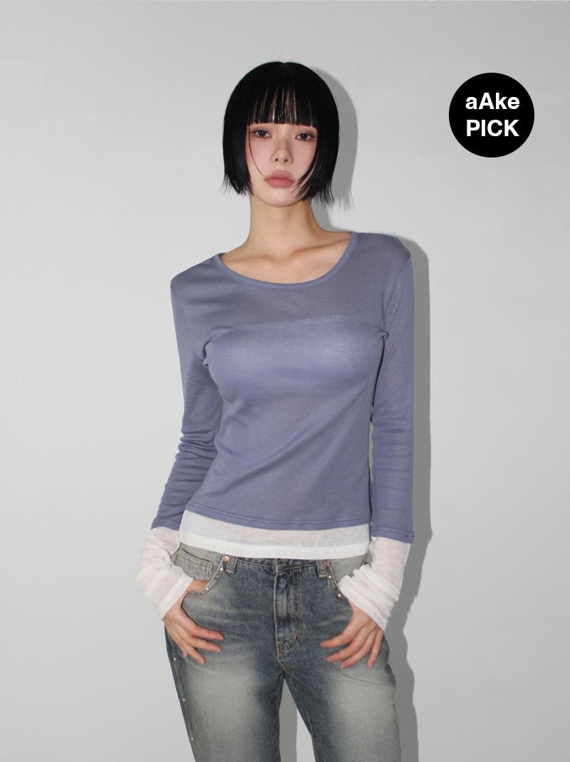 LAYERED CUFF LONGSLEEVE (6color!)