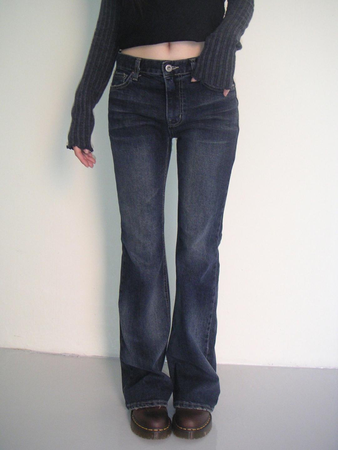 젤레나 miyavi bootcut jeans 진청부츠컷데님